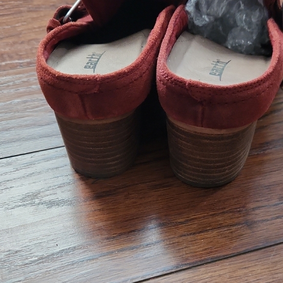 Earth Studded Slip On  Mules - Picture 3 of 4